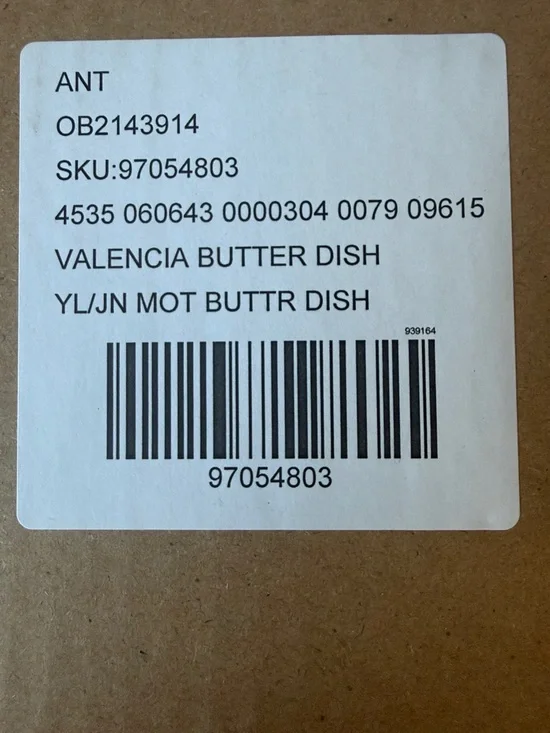 Anthropologie Valencia Citrus Orange Stoneware Butter Dish - Picture 5 of 5